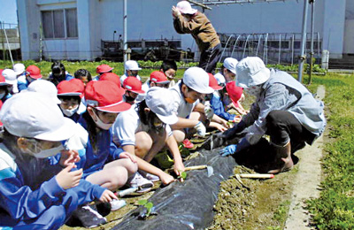 【写真】教材園の様子