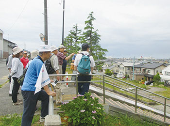 中地区地域楽会員と歩く山の下今昔☆まちあるき(6月)