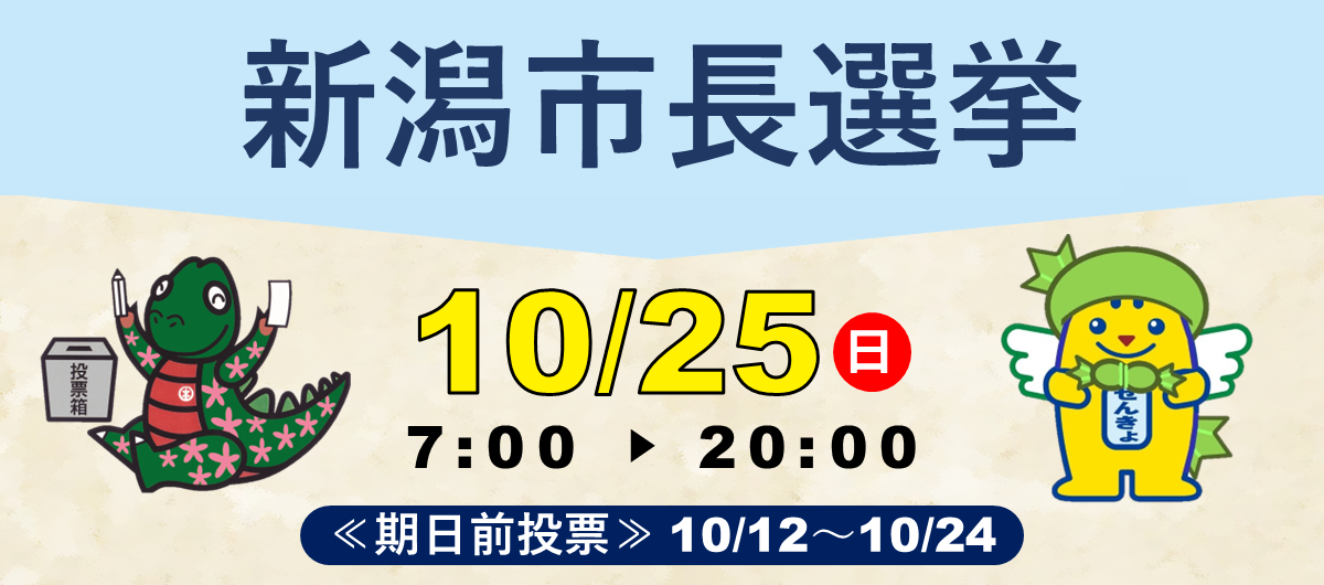 新潟市長選挙の概要ページへのリンク