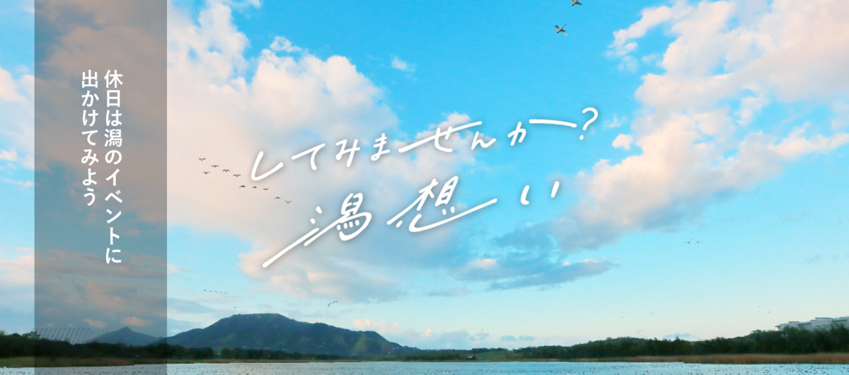 新潟の潟を紹介するサイト「潟想い」のブランディング画像。クリックすると詳細ページにリンクします
