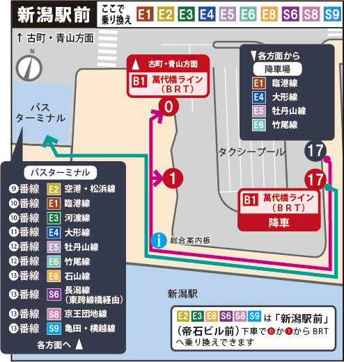 新潟駅前