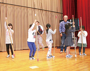 臼井小学校の昨年の参観日の写真