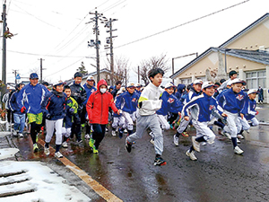 元旦マラソンの写真