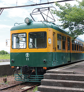 現在のかぼちゃ電車の写真