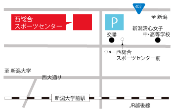 西総合スポーツセンター地図