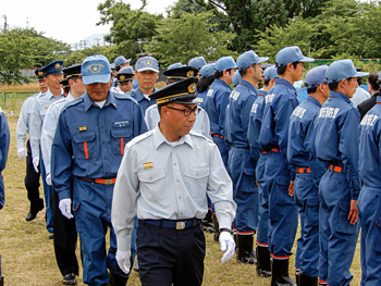 坂井輪分団演習