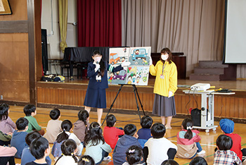 新通小学校交通安全教室