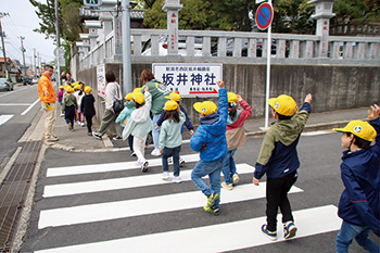 新通小学校交通安全教室