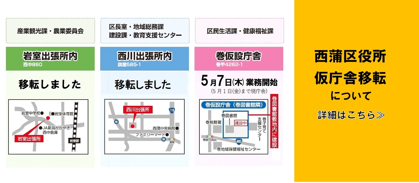 西蒲区役所仮庁舎整備事業はこちら