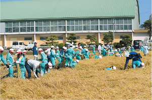 パートナーシップ事業写真　巻北小学校