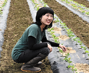 なないろ野菜生産者　真島ゆりかさん