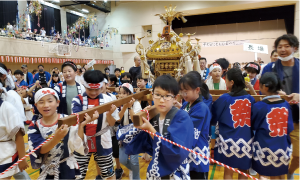 中之口こどもも祭りまつりの様子