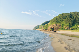 間瀬下山海水浴場の写真