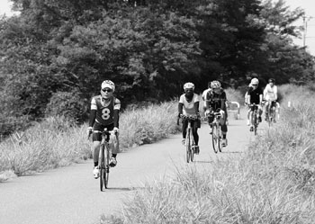 写真　「区めぐり自転車交流会」の様子