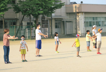 写真　地域で実施しているラジオ体操