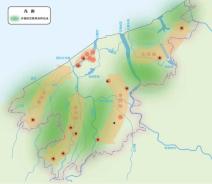 多機能型農業振興地域図