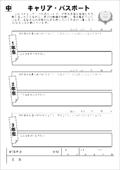 新潟市版「キャリア・パスポート」