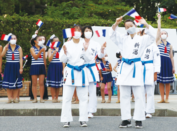 東京2020オリンピック競技大会フランス空手チームの事前合宿を受け入れ